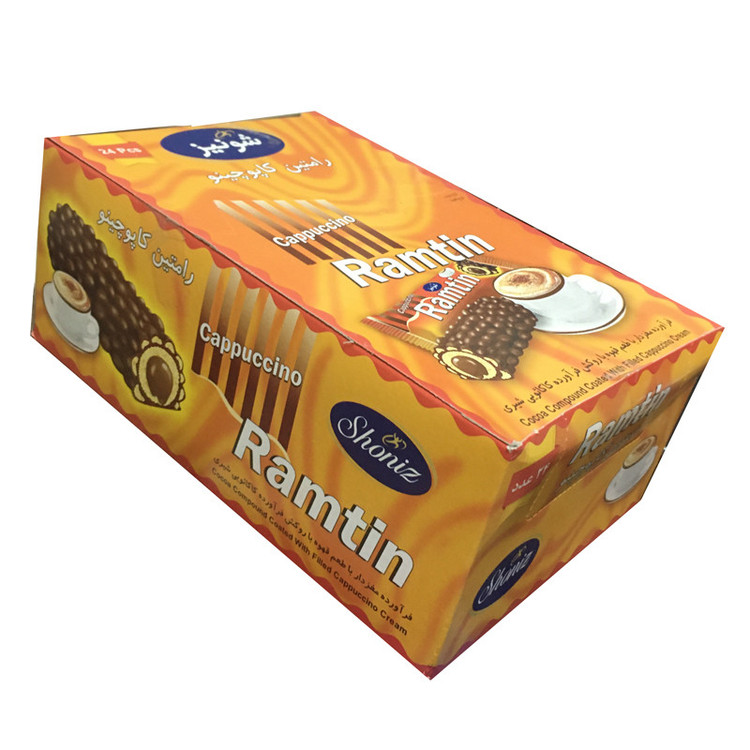 شکلات رامتین کاپوچینو شونیز - 19 گرم بسته 24 عددی