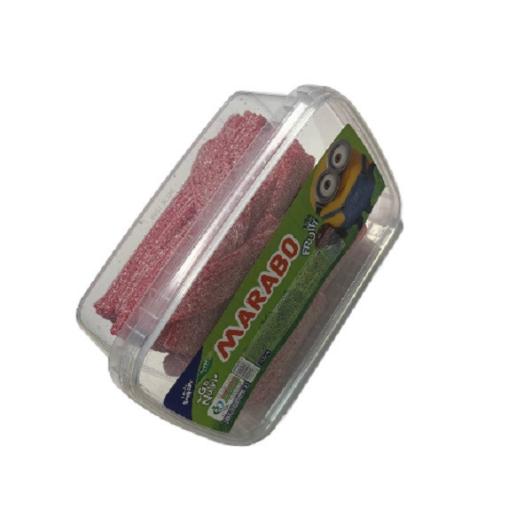 پاستیل نواری با طعم توت فرنگی مارابو عمده - 900 گرم
