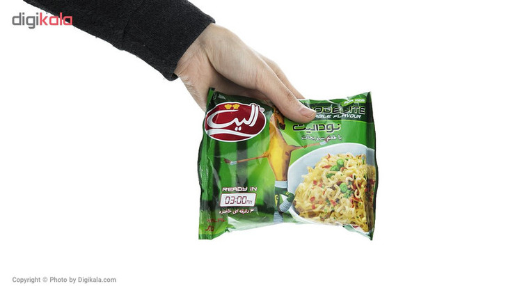 نودل با طعم سبزیجات الیت - 75 گرم
