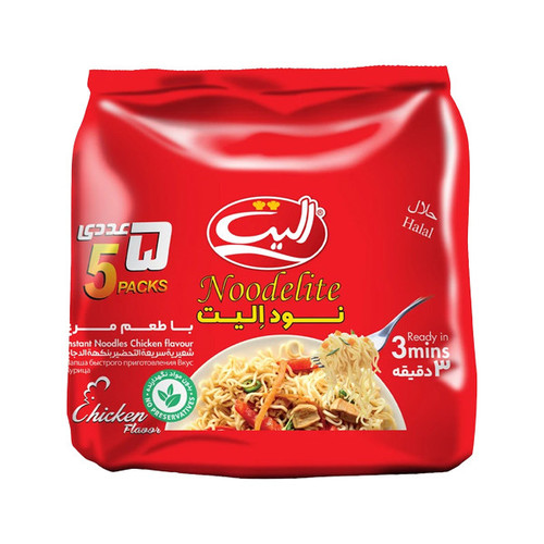 نودل مرغ الیت - 75 گرم بسته 5 عددی