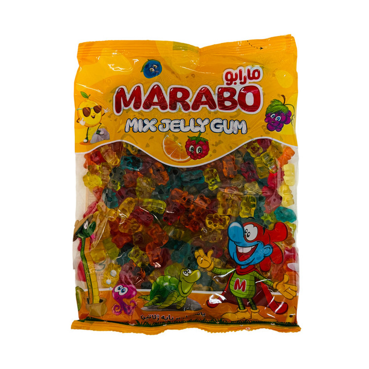 پاستیل خرسی با طعم چندمیوه مارابو - 1000 گرم