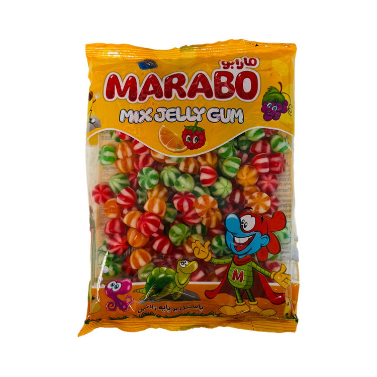 پاستیل پرچمی با طعم چندمیوه مارابو - 1000 گرم