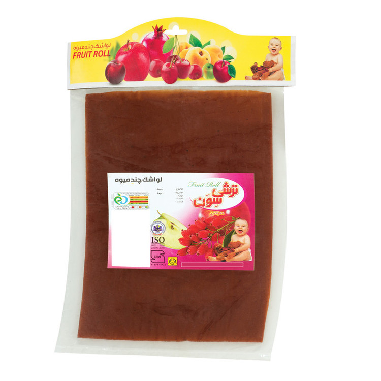 لواشک مخلوط چند میوه ترش سون - 50 گرم بسته 20 عددی