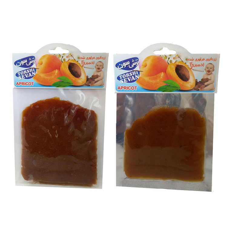 زردآلوی فرآوری شده ترش سون - 50 گرم بسته 10 عددی
