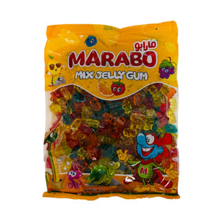 پاستیل خرسی با طعم چندمیوه مارابو عمده - 1000 گرم